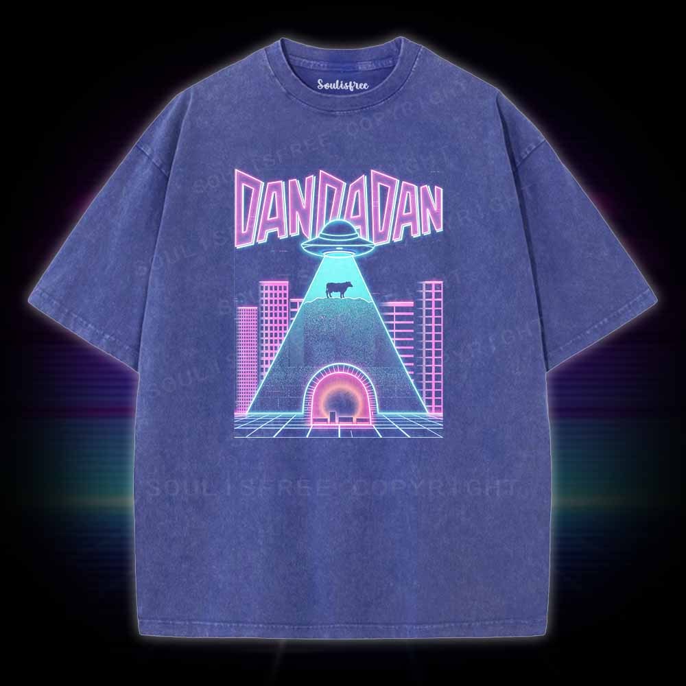 Soulisfree Dandadan Alien Washed Tee