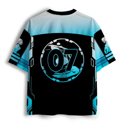 Soulisfree Cosmic Drift Aesthetic Mesh Jersey