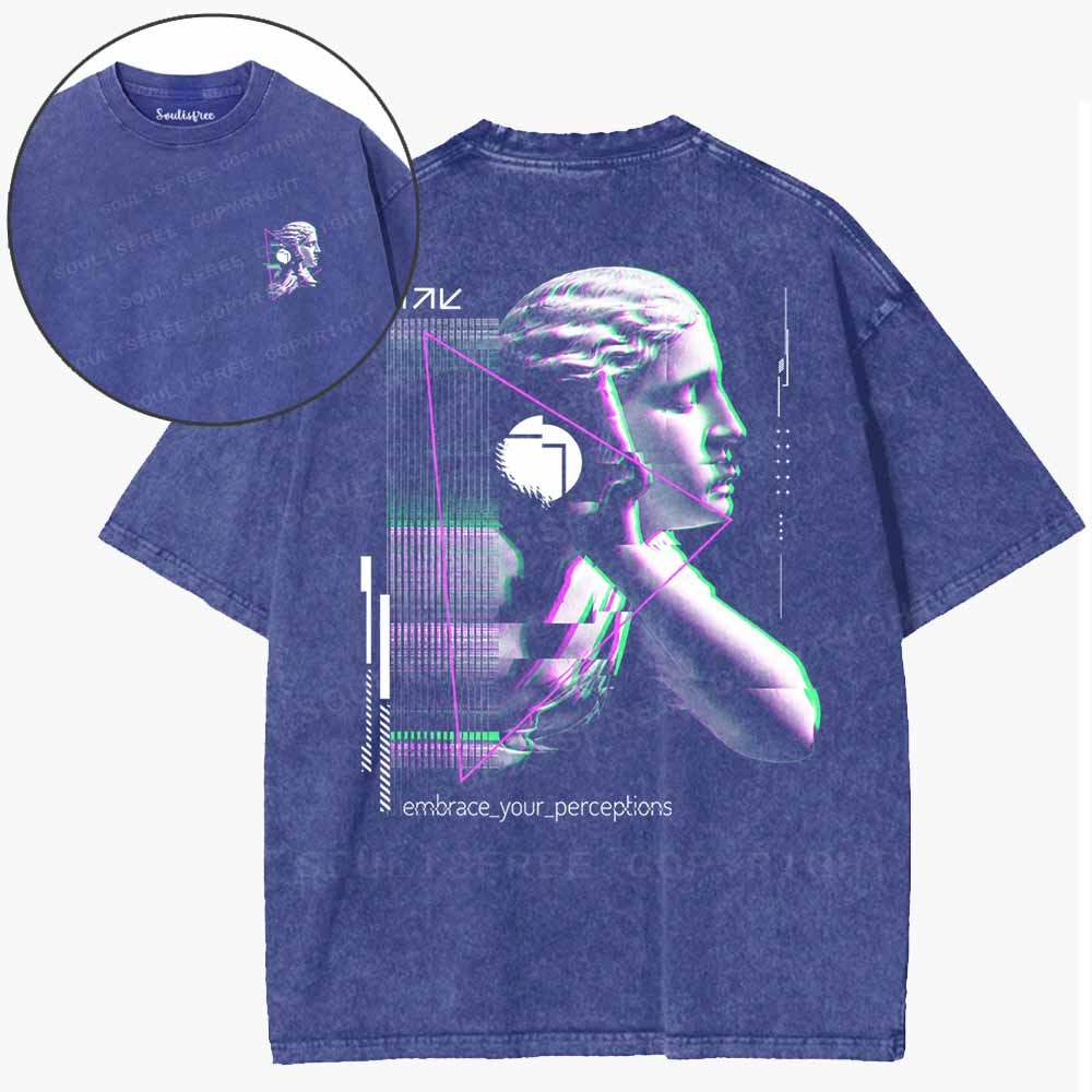 Soulisfree  Perception Is Reality Washed Tee