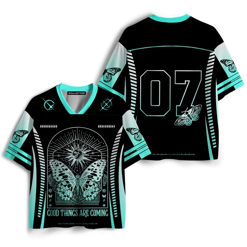 Soulisfree Good Things Are Coming Mystic Butterfly Mesh Jersey
