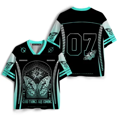 Soulisfree Good Things Are Coming Mystic Butterfly Mesh Jersey