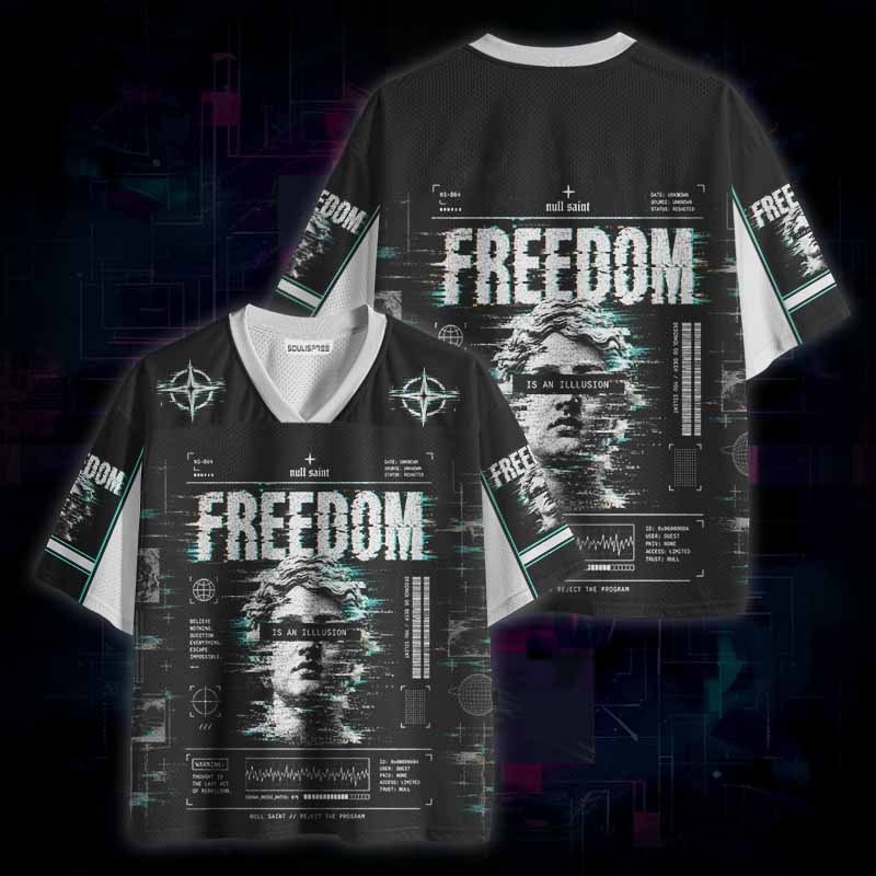 Soulisfree  Freedom Is An Illusion Mesh Jersey