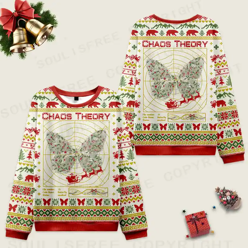 Chao Theory Ugly Christmas Knit Sweatshirt