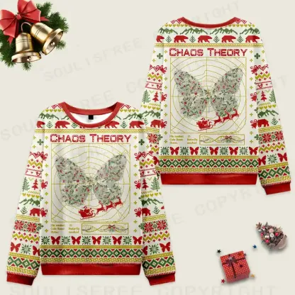 Chao Theory Ugly Christmas Knit Sweatshirt