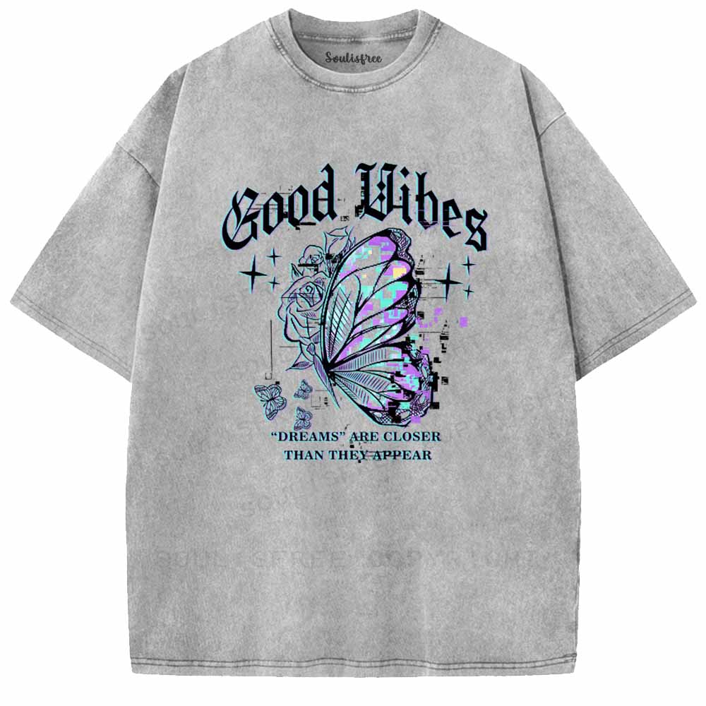 Soulisfree Good Vibes Washed Tee