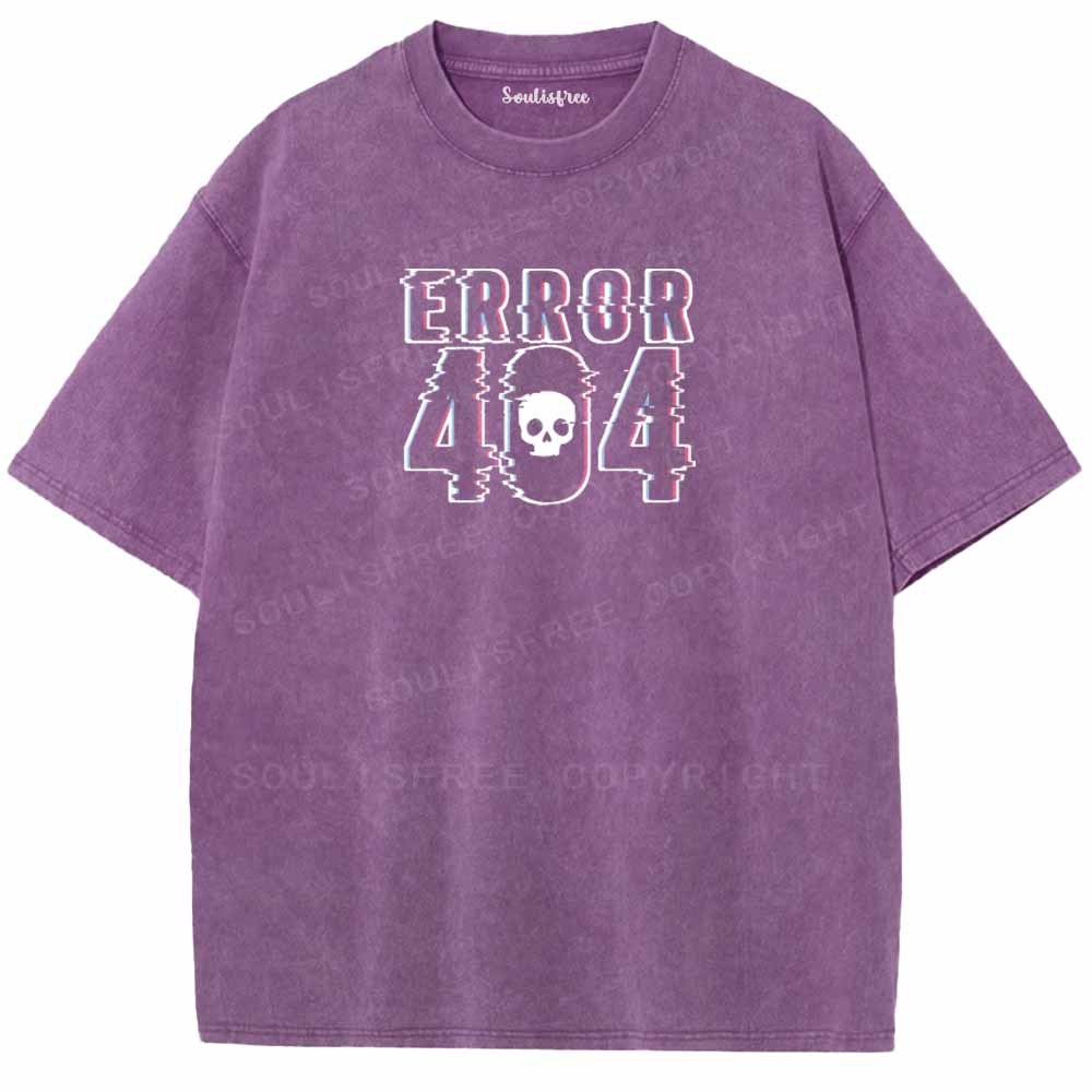Soulisfree Error 404 Washed Tee