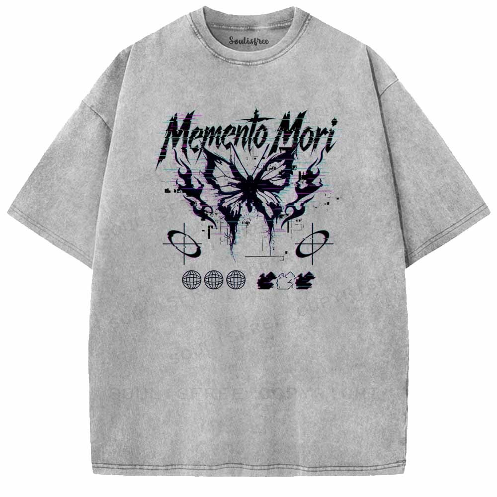 Soulisfree  Memento Mori Washed Tee