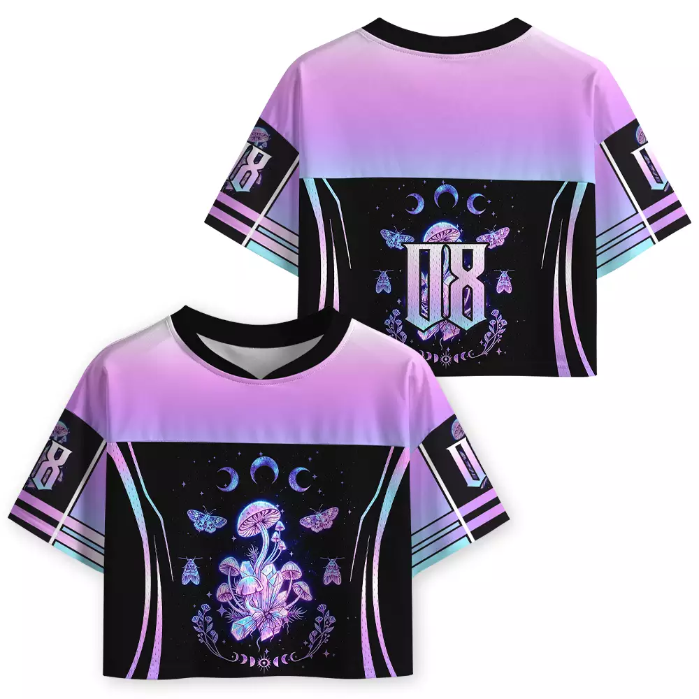Soulisfree Lunar Fungi Cropped Mesh Jersey