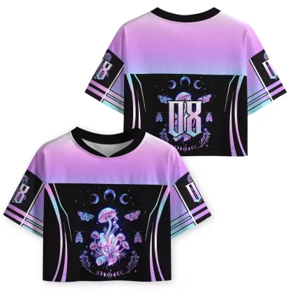 Soulisfree Lunar Fungi Cropped Mesh Jersey