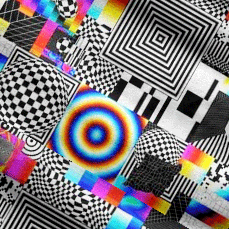 Soulisfree Reality Is Glitching Fuzzy Cardigan Sweater 