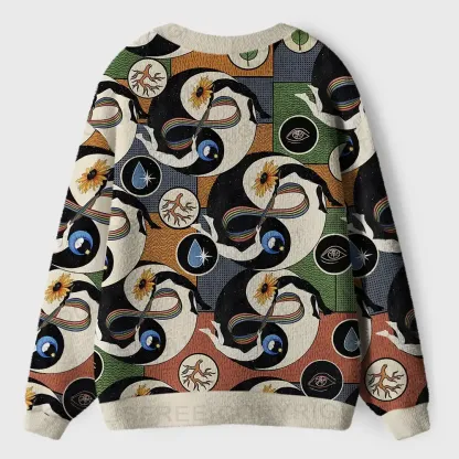 The Cosmic Connection Ugly Cardigan Sweaters