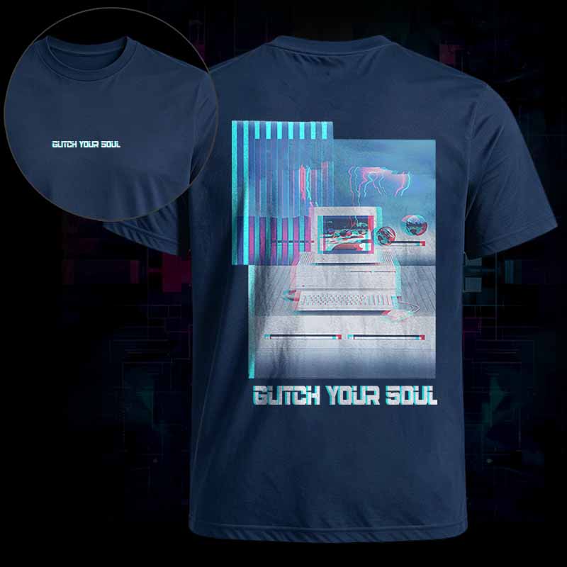 Soulisfree   GLITCH YOUR SOUL Classic Tee