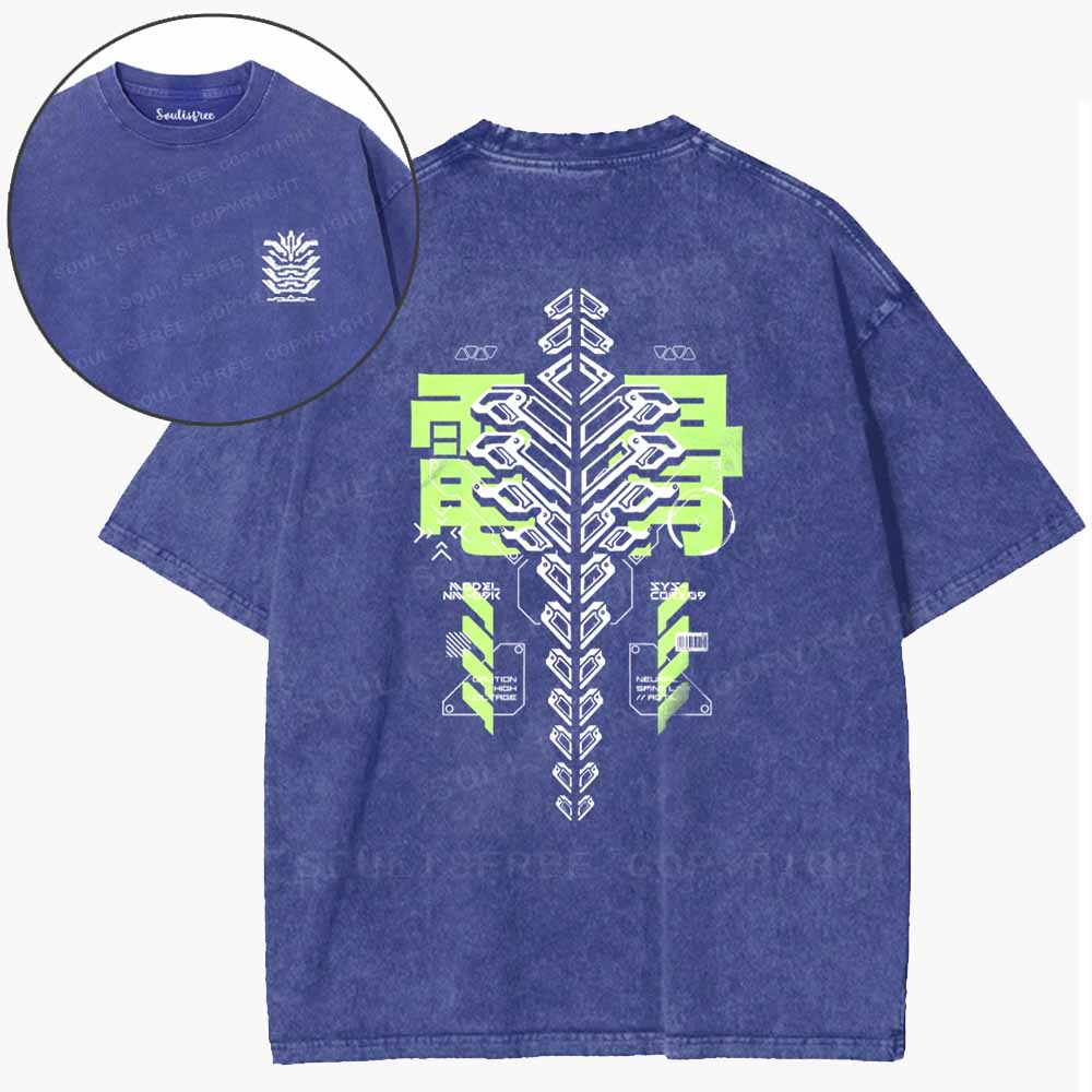 Soulisfree Cyber Genesis Washed Tee
