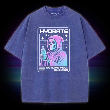 Soulisfree Hydrate Outlive Your Enemies Washed Tee