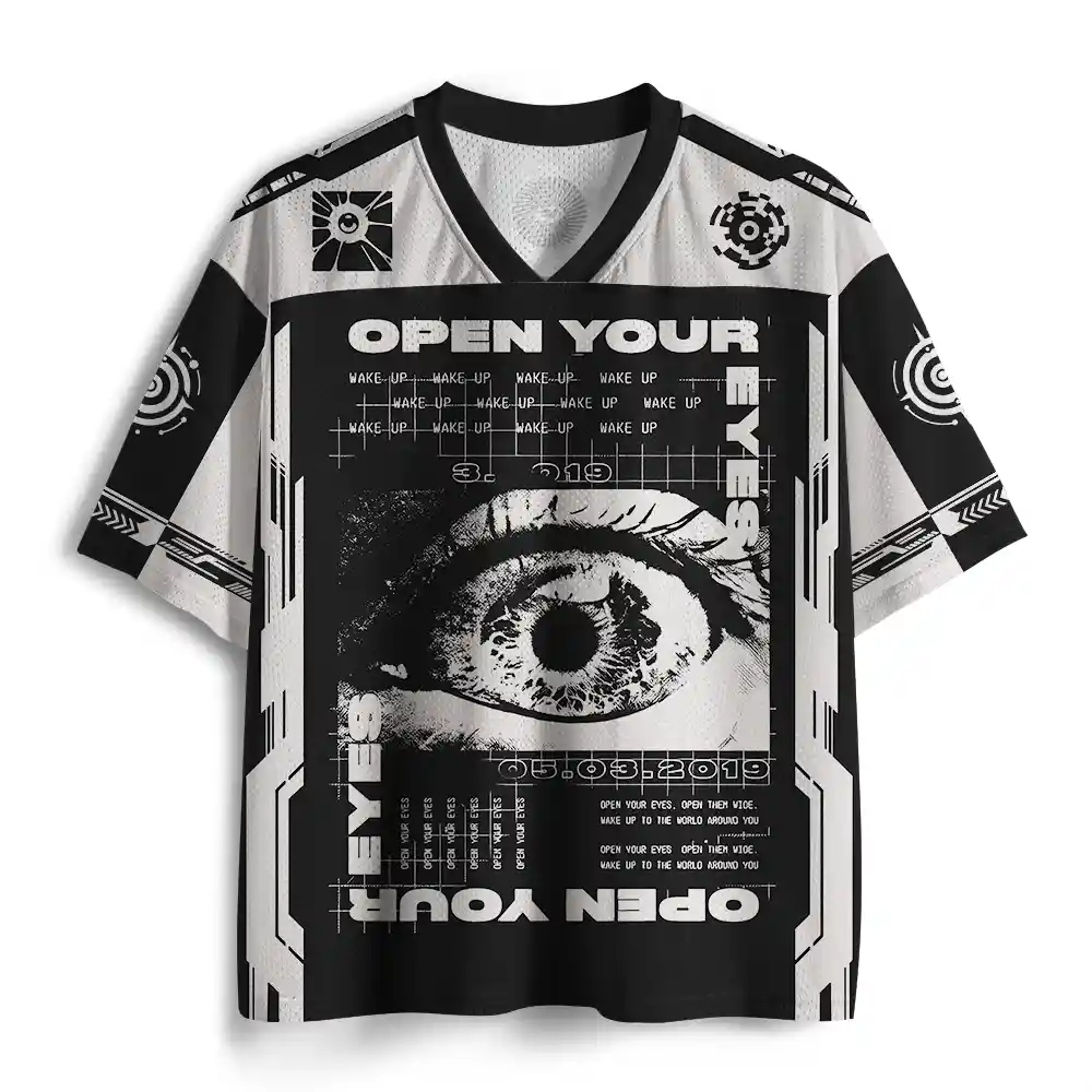 Open Your Eyes To The World Mesh Jersey