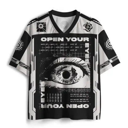 Open Your Eyes To The World Mesh Jersey