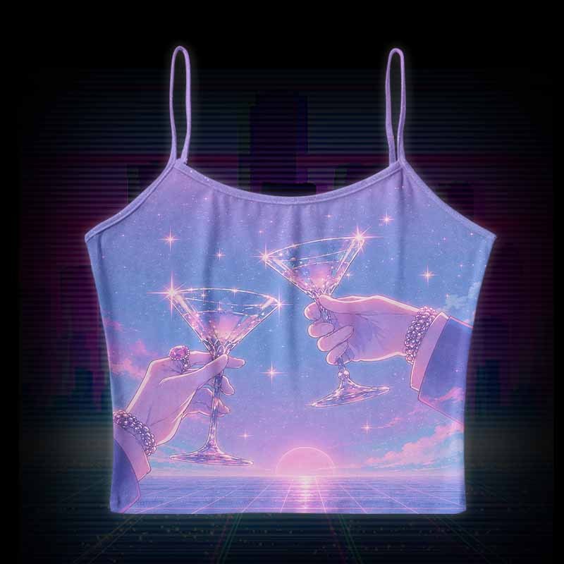 Soulisfree CHEERS TO THE NIGHT Brushed Cami