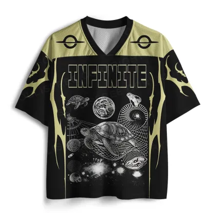 Soulisfree INFINITE Cosmic Creation Pattern Mesh Jersey