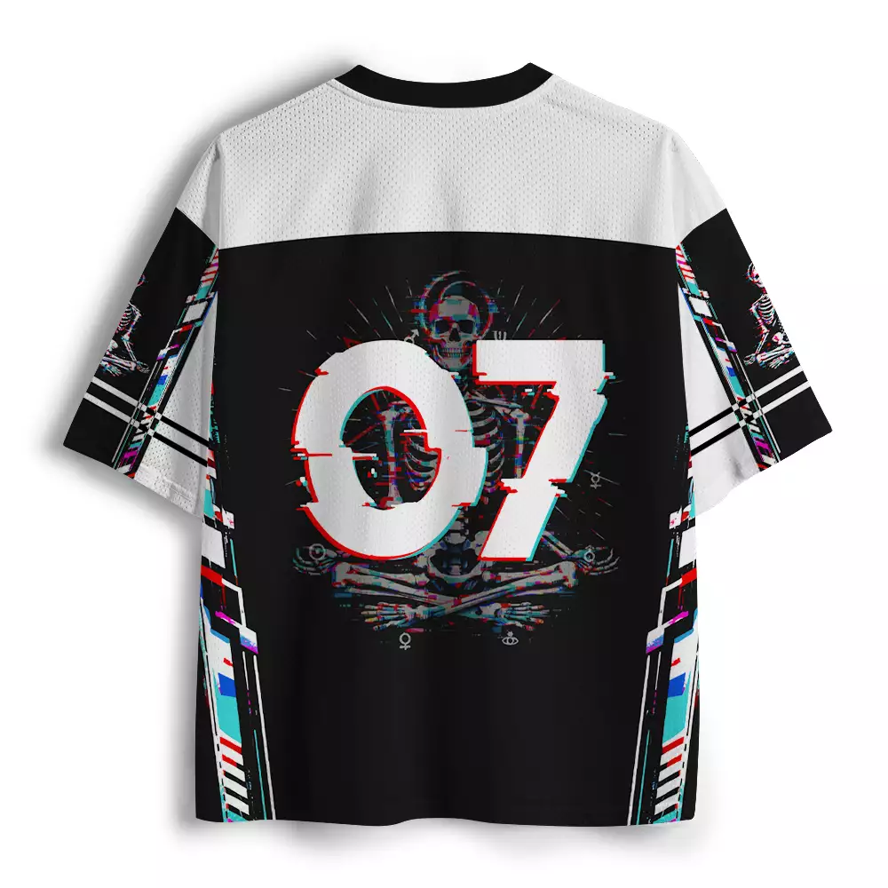 Soulisfree Cosmic Skeleton Meditation Mesh Jersey