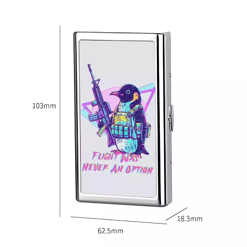 Soulisfree Flight Was Never An Option  Metal Pocket Case