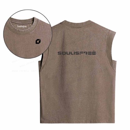 Soulisfree Soul Is Free Women's Washed Tank Top