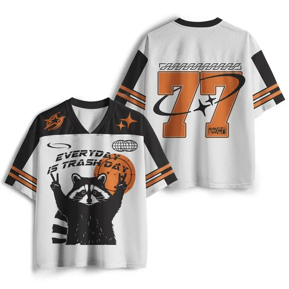 Personalized Everyday Is Trash Day Mesh Jersey