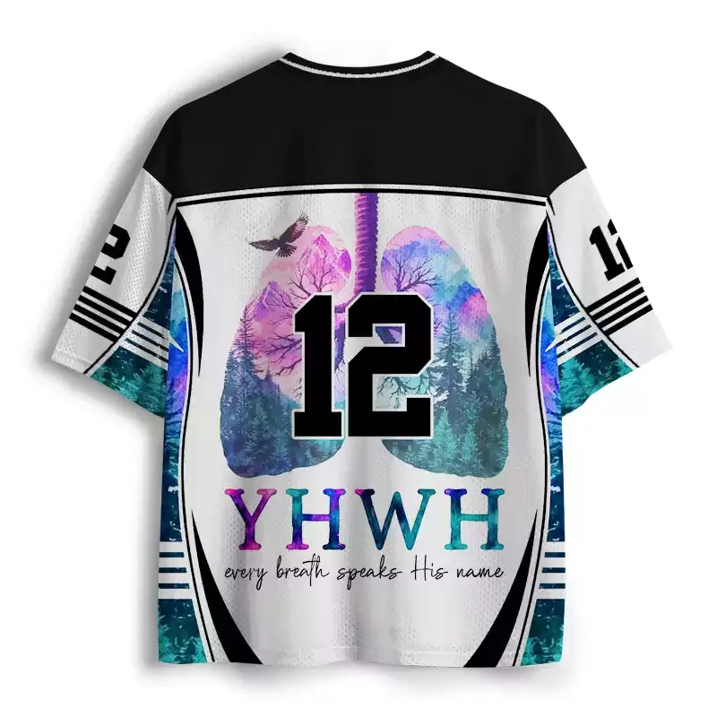 Soulisfree  Every Breath Speak His Name Mesh Jersey
