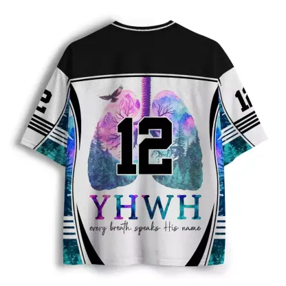 Soulisfree  Every Breath Speak His Name Mesh Jersey