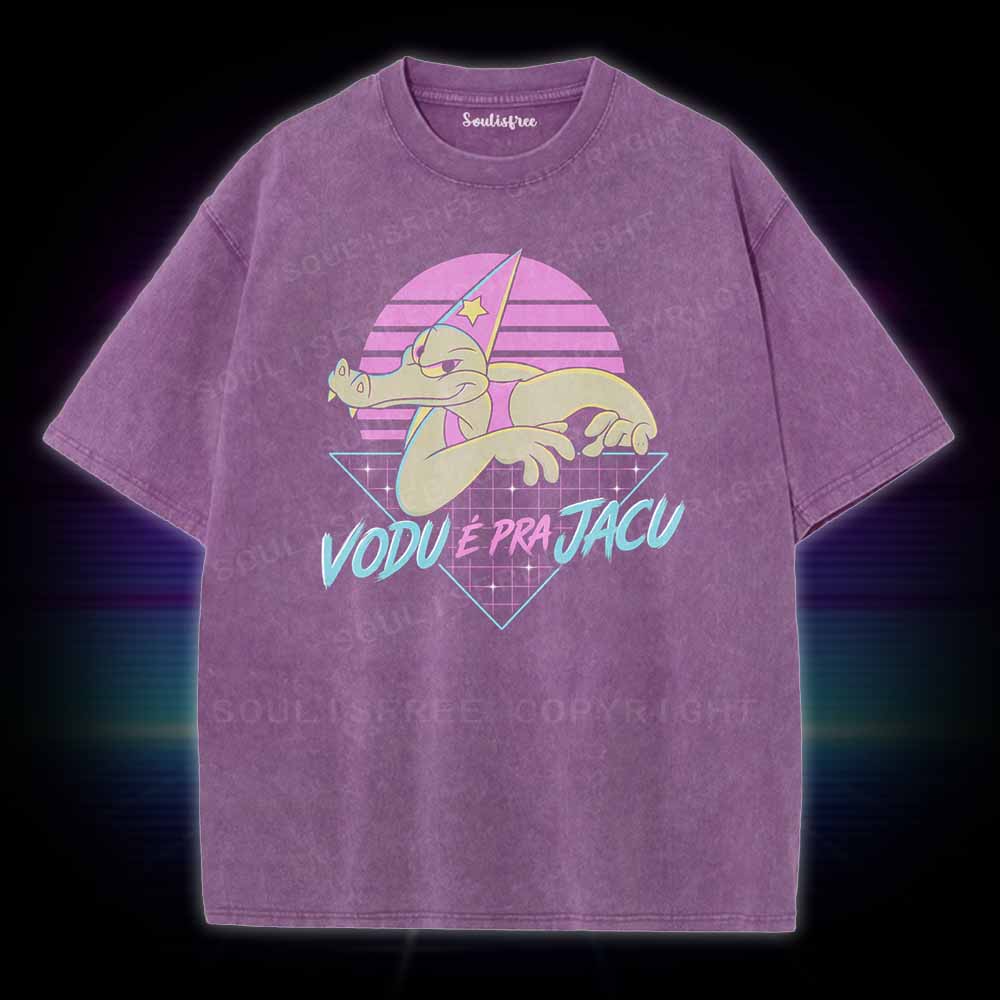 Soulisfree Vaporwave Gator Washed Tee