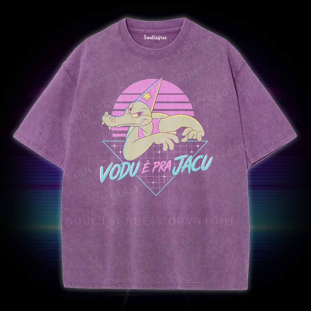 Soulisfree Vaporwave Gator Washed Tee