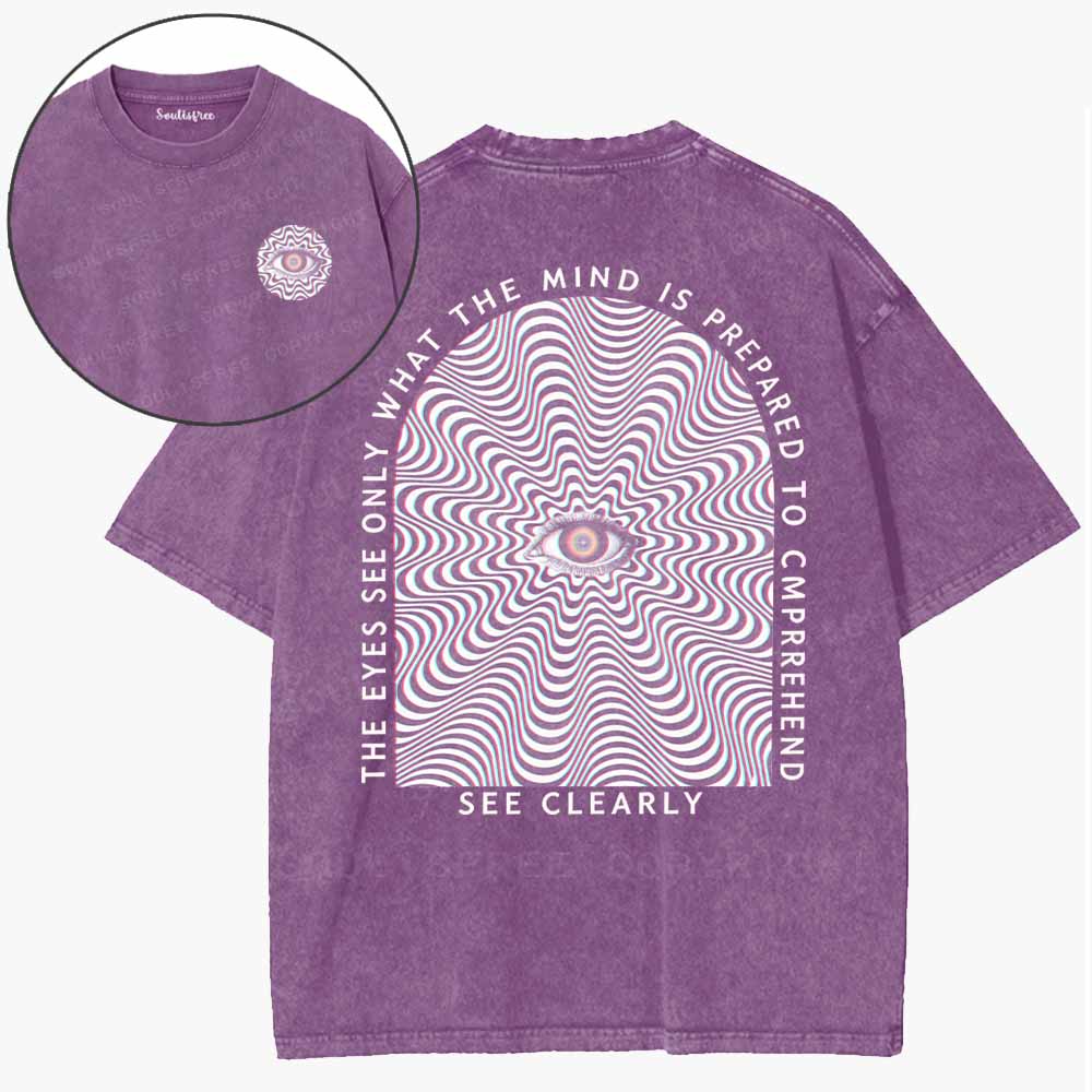 Soulisfree  The Eyes Of Perception Washed Tee