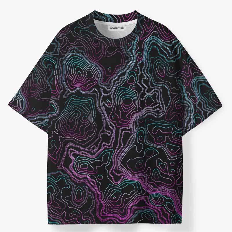 Soulisfree MIND CONTOURS ECO‑PERF Graphic Tee