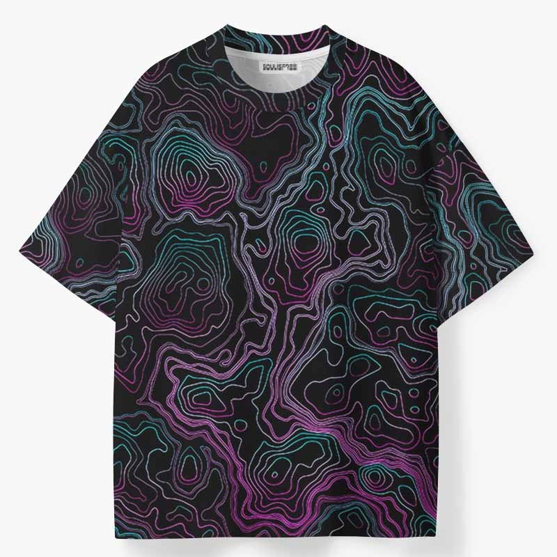 Soulisfree MIND CONTOURS ECO‑PERF Graphic Tee