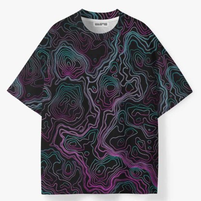 Soulisfree MIND CONTOURS ECO‑PERF Graphic Tee