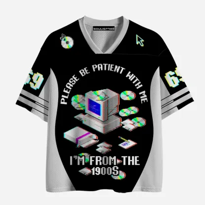 Soulisfree Please Be Patient with me Mesh Jersey