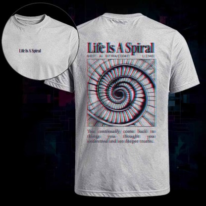 Soulisfree   Life Is A Spiral Classic Tee