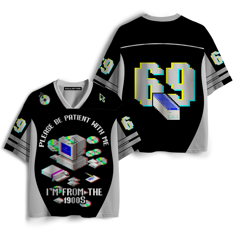 Soulisfree Please Be Patient with me Mesh Jersey
