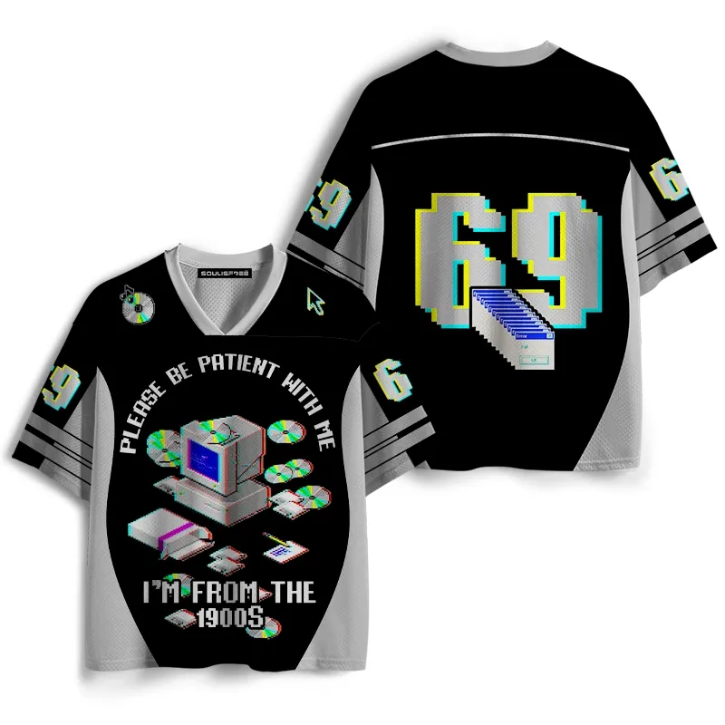 Soulisfree Please Be Patient with me Mesh Jersey