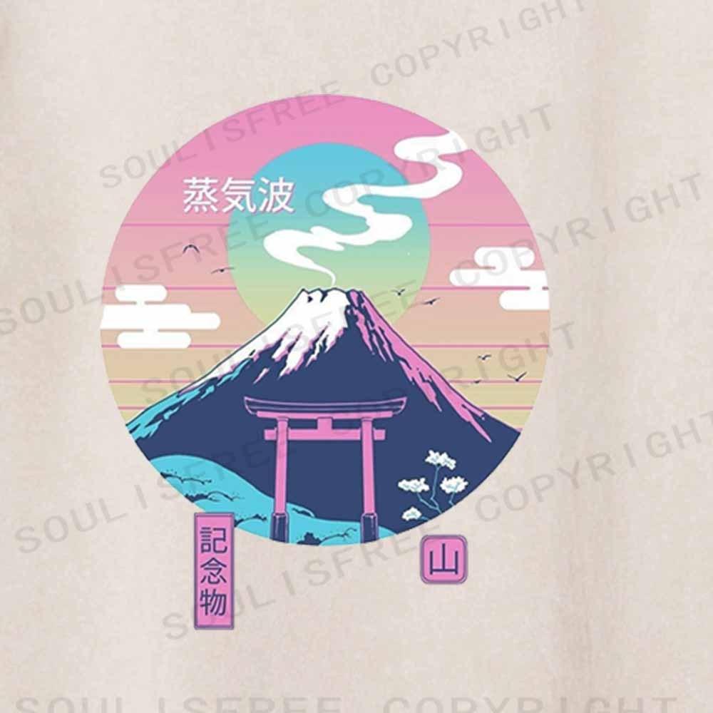 Soulisfree Fuji Wave Washed Tee