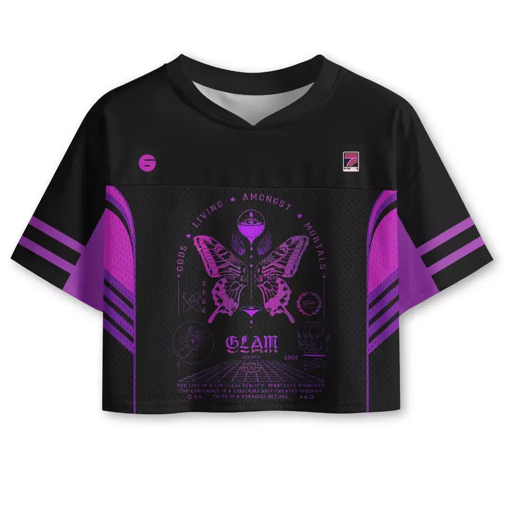 Soulisfree Gods Living Among Us Cropped Jersey