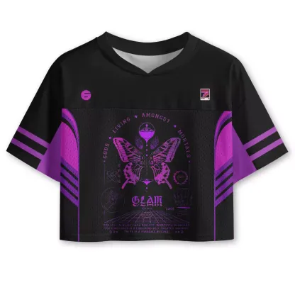 Soulisfree Gods Living Among Us Cropped Jersey