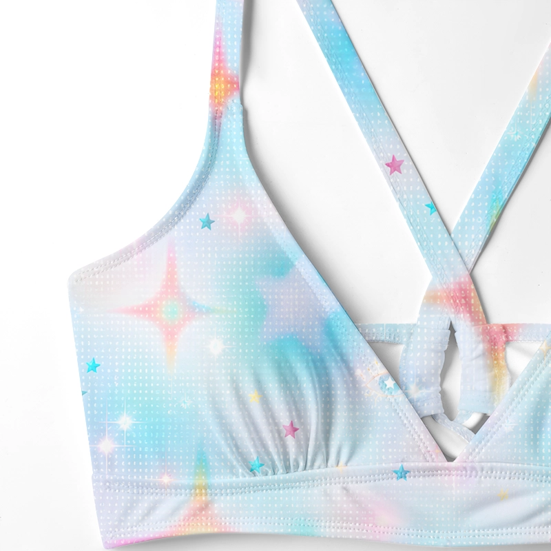 Soulisfree Dream Galaxy Glitch Cross Bikini