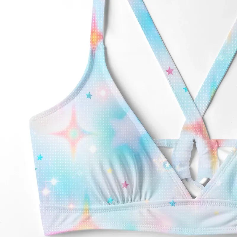 Soulisfree Dream Galaxy Glitch Cross Bikini