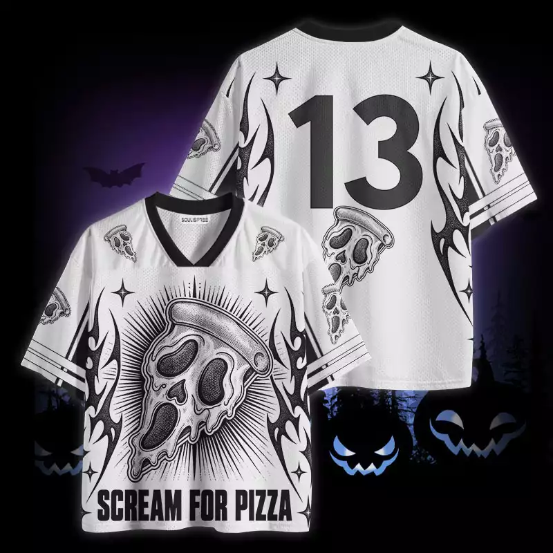 Soulisfree Scream For Pizza Mesh Jersey