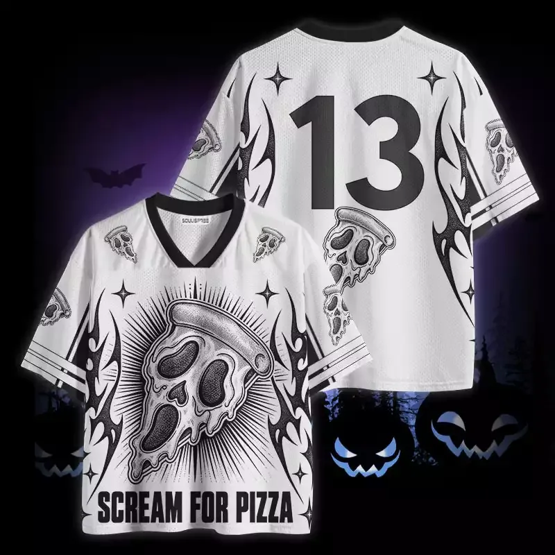 Soulisfree Scream For Pizza Mesh Jersey