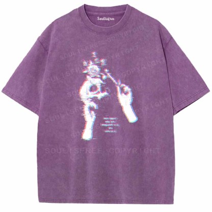 Soulisfree Beauty Blooms Within Bone Washed Tee