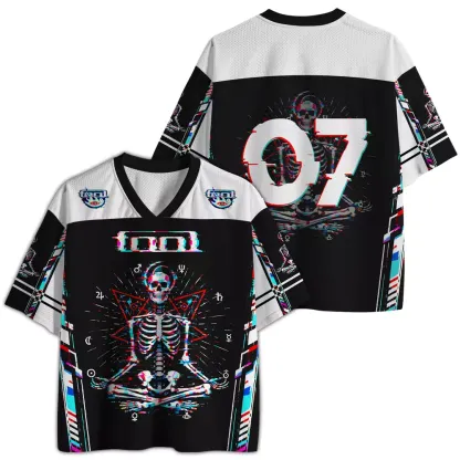 Soulisfree Cosmic Skeleton Meditation Mesh Jersey