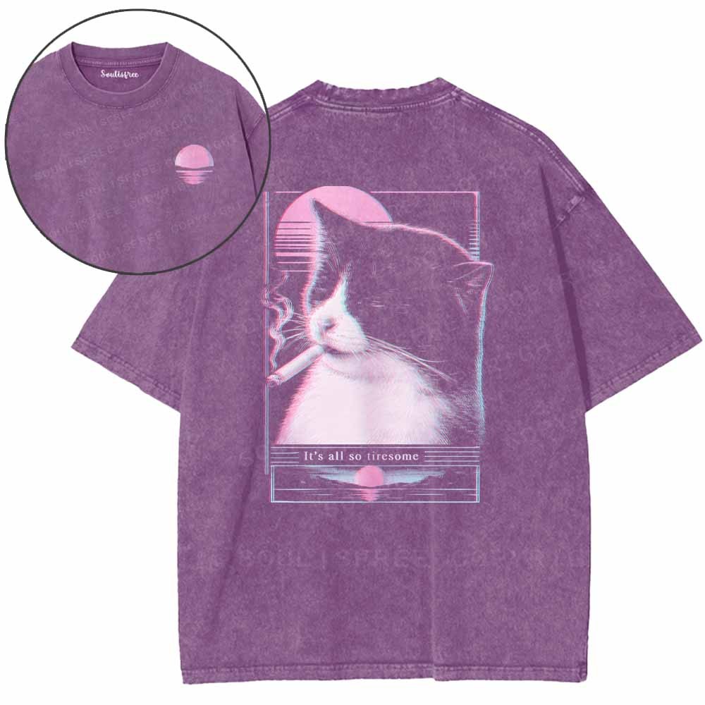 Soulisfree  It's All So Tiresome Washed Tee