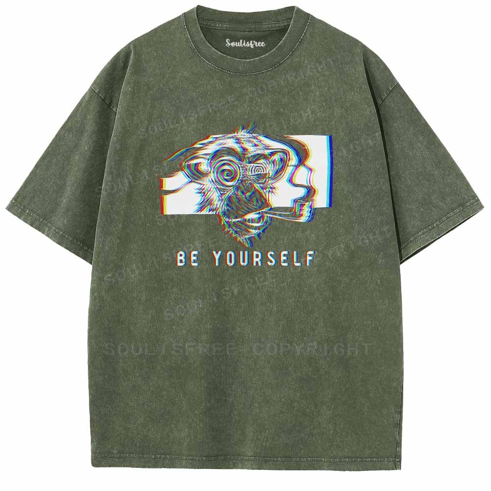 Soulisfree BE YOURSELF Washed Tee