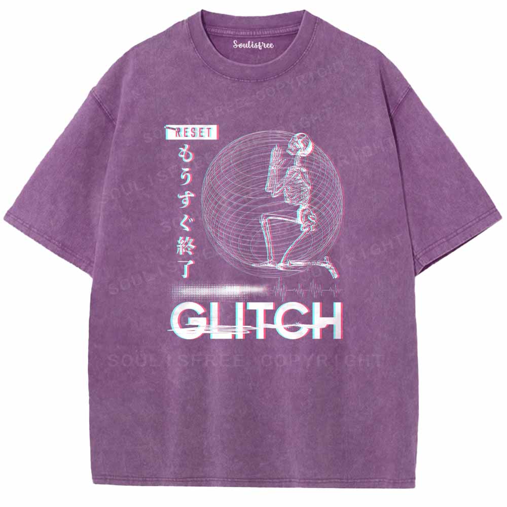Soulisfree Glitch Reset Prayer Washed Tee